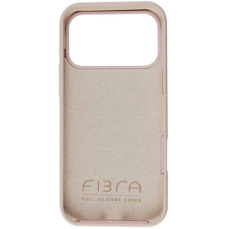 Силіконовий чохол Fibra Full with MagSafe для Apple iPhone 17 Pro Max (6.9") – Pink Sand. Фото 2 з 3