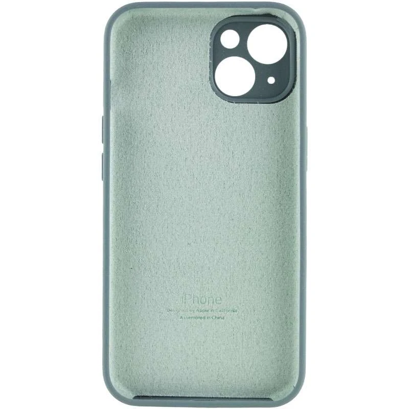 Чохол Silicone Case з захистом камери на Apple iPhone 13 (6.1") – Зелений / Pine green. Фото 2 з 4