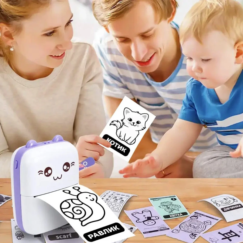 Набір кольорового термопаперу для дитячого фотоаппарата і принтера (3шт) – Mix Color. Фото 2 з 4