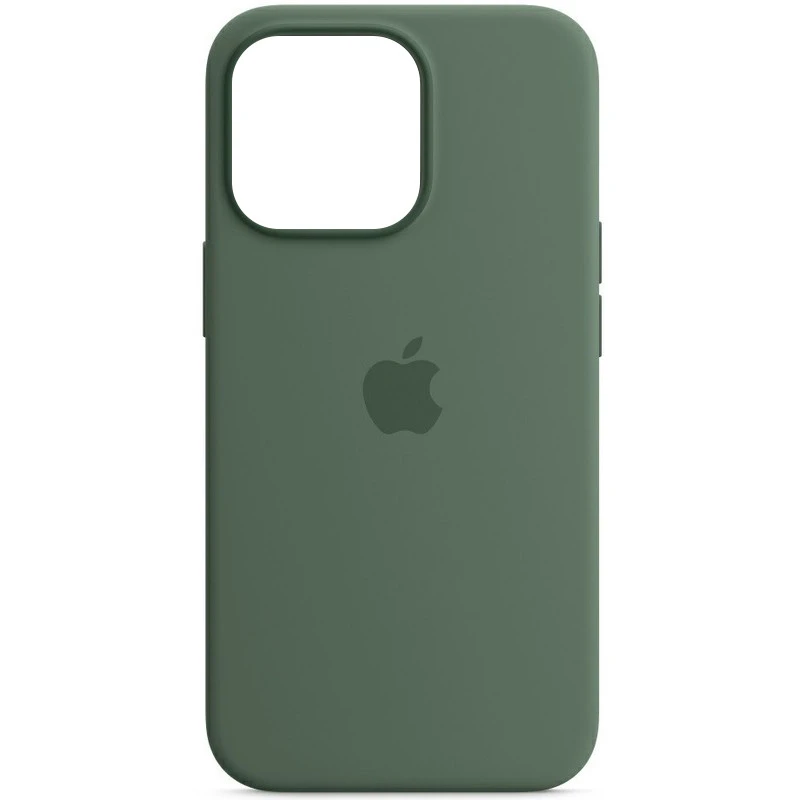 Чохол Silicone case (AAA) with Magsafe and Animation для Apple iPhone 13 Pro (6.1") – Зелений / Eucalyptus. Фото 2 з 3