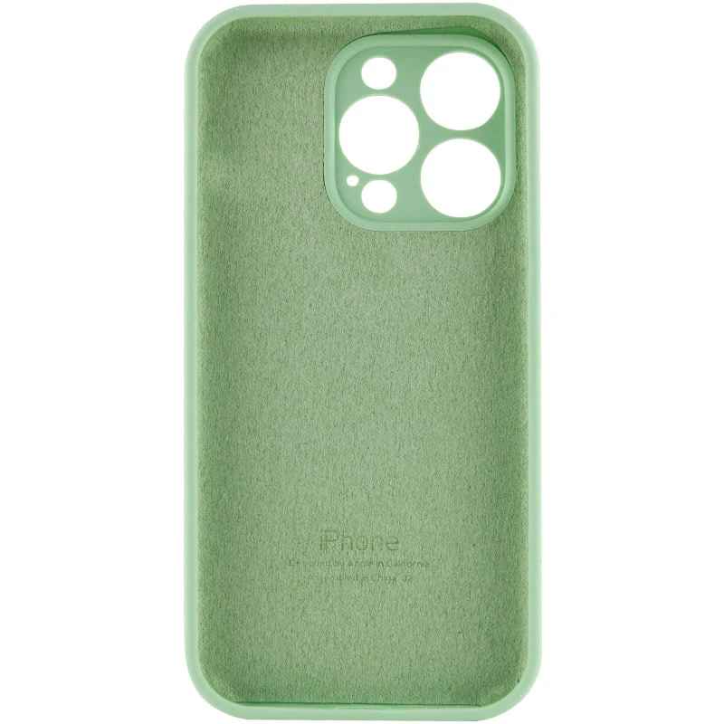 Чохол Silicone Case з захистом камери на Apple iPhone 13 Pro Max (6.7") – Зелений / Pistachio. Фото 5 з 7