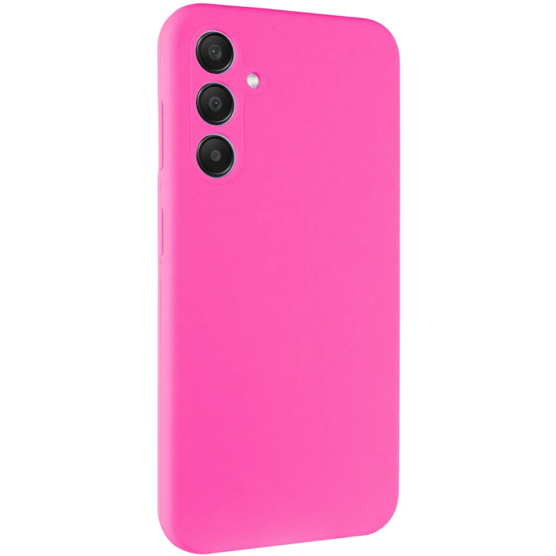 Чохол Silicone Case Lakshmi Premium із закритою камерою для Samsung Galaxy S25 – Рожевий / Barbie pink. Фото 2 з 9