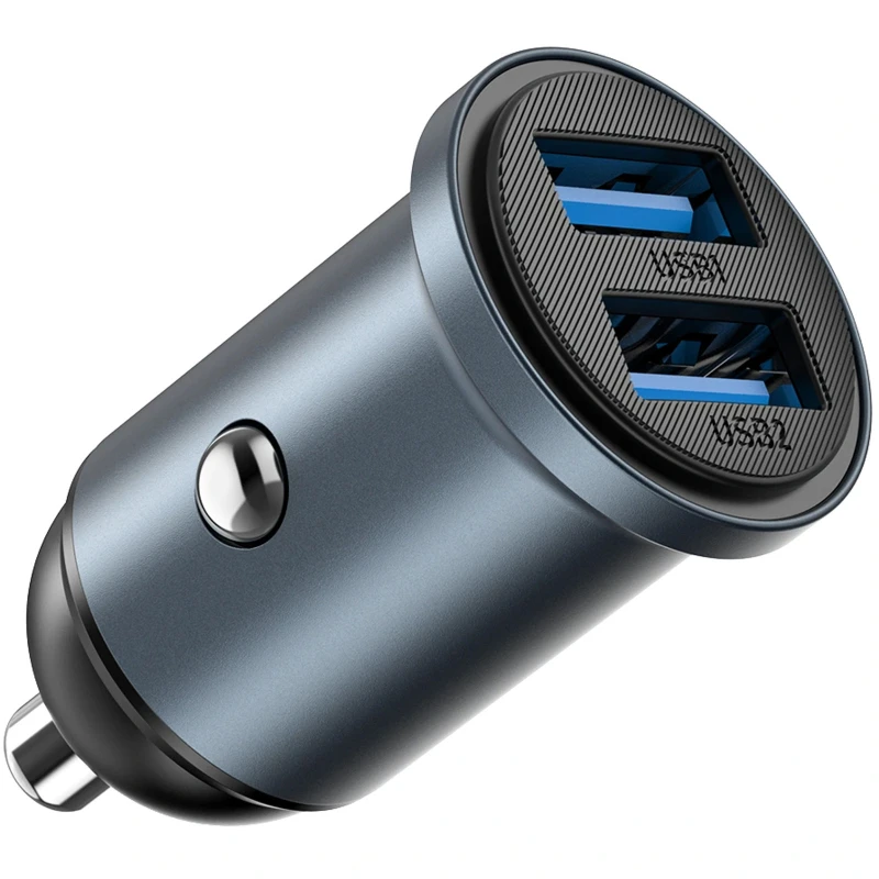АЗП WIWU CC031 Nano Lite 12W (2USB-A) – Gray. Фото 3 з 5