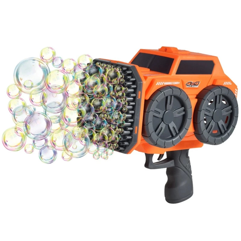 Пістолет з мильними бульбашками SHT KB1294 Car на 139 отворів + 2xbottle 60ml – Orange. Фото 1 з 3