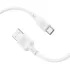 Дата кабель Borofone BX113 Lenny USB to Type-C 3A (1m) – White. Фото 2 з 3