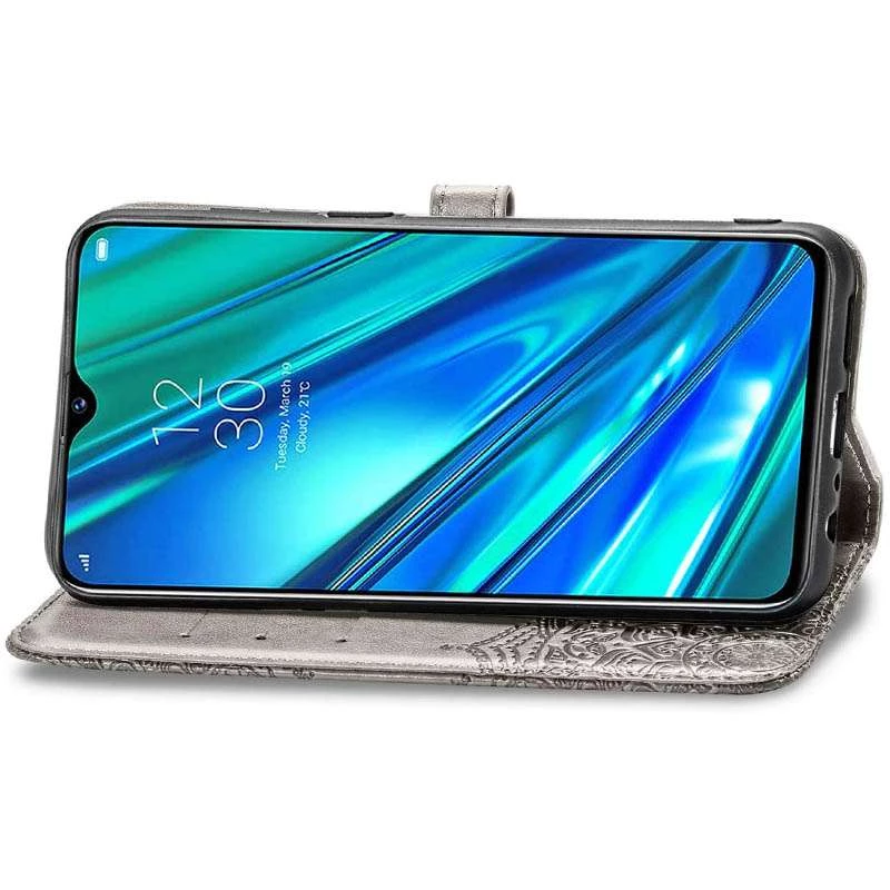 Чохол-книжка Art Case на Realme 6i – Сірий. Фото 5 з 8