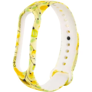 Силіконовий ремінець з малюнком для Xiaomi Mi Band 6 фото 1 з 3