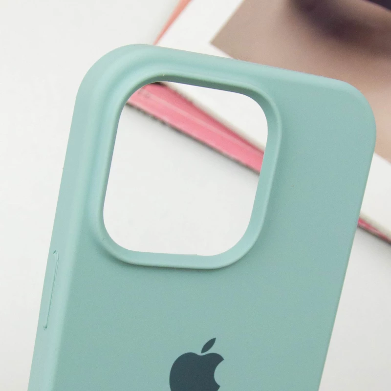 Чехол Silicone Case с закрытым низом для Apple iPhone 15 Pro Max (6.7") – Бирюзовый / Beryl. Фото 3 из 6