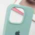 Чехол Silicone Case с закрытым низом для Apple iPhone 15 Pro Max (6.7") – Бирюзовый / Beryl. Фото 3 из 6