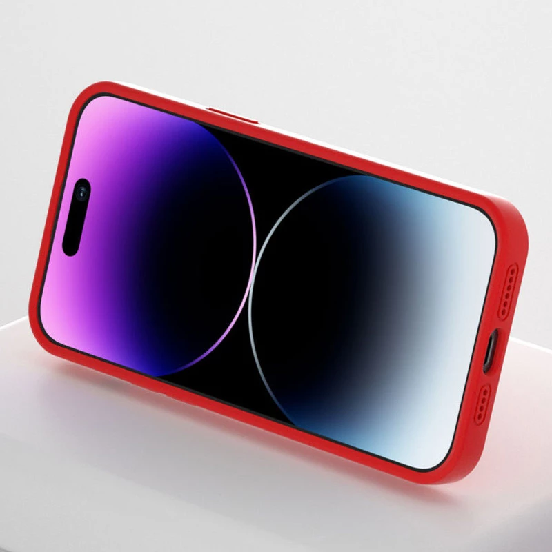 Силіконовий чохол Full Protective з кільцем-тримачем Apple iPhone 16 – Red. Фото 4 з 4