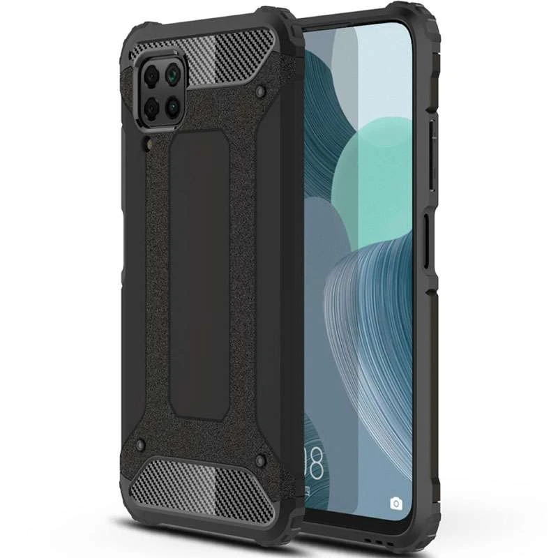 

Протиударний чохол з посиленими кутами Immortal на Huawei P40 Lite (Чорний)