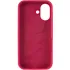 Чехол Silicone Case с закрытым низом для Apple iPhone 17 (6.3") – Красный / Rose Red. Фото 4 из 6