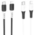 Дата кабель Hoco X82 Silicone Type-C to Lightning 20W (1m) фото 1 з 1