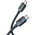 Дата кабель Baseus Crystal Shine Series Type-C to Type-C 100W (2m) (CAJY00070) – Black. Фото 2 з 4