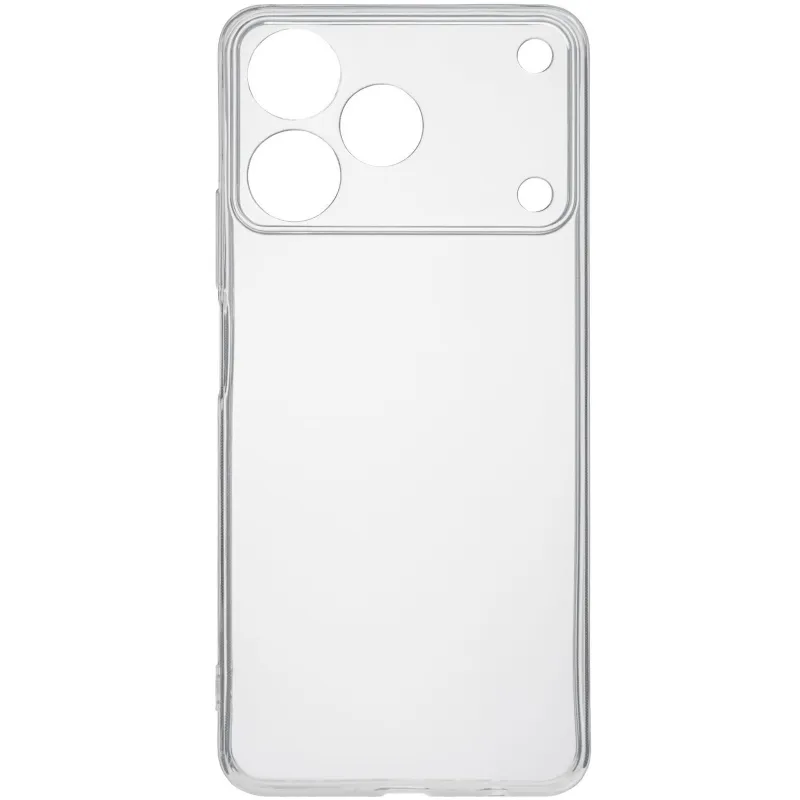 Ультратонкий силиконовый чехол 1,5 мм с защитой камеры для Realme Note 80 – Бесцветный (прозрачный). Фото 2 из 2