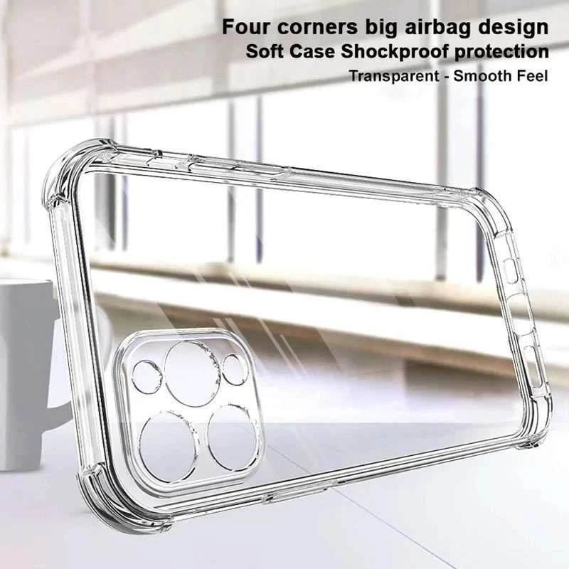 Силиконовый чехол с крытыми бортами для Apple iPhone 12 Pro Max (6.7") – Бесцветный (прозрачный). Фото 8 из 13