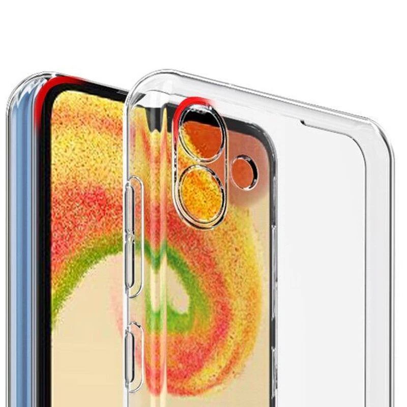 Ультратонкий силиконовый чехол 1,5 мм с защитой камеры для Samsung Galaxy A06 – Бесцветный (прозрачный). Фото 3 из 4