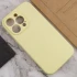 Чехол с защитой камеры Silicone Case для Apple iPhone 15 Pro (6.1") – Желтый / Mellow Yellow. Фото 5 из 6