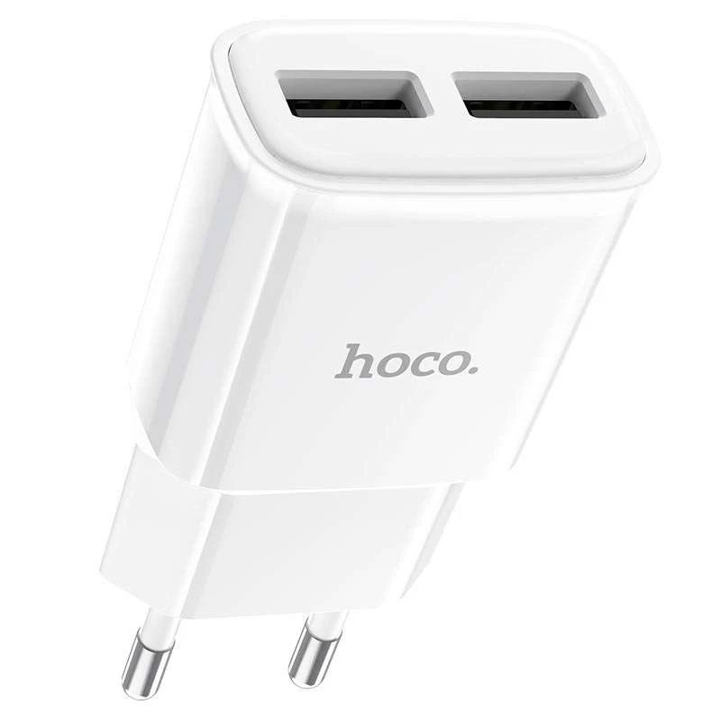 

СЗУ HOCO C88A (2USB/2.4A) (Белый), Білий