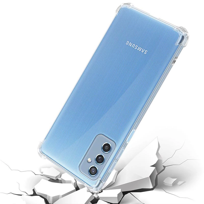 Силиконовый чехол с крытыми бортами для Samsung Galaxy A16 4G/5G – Бесцветный (прозрачный). Фото 5 из 5