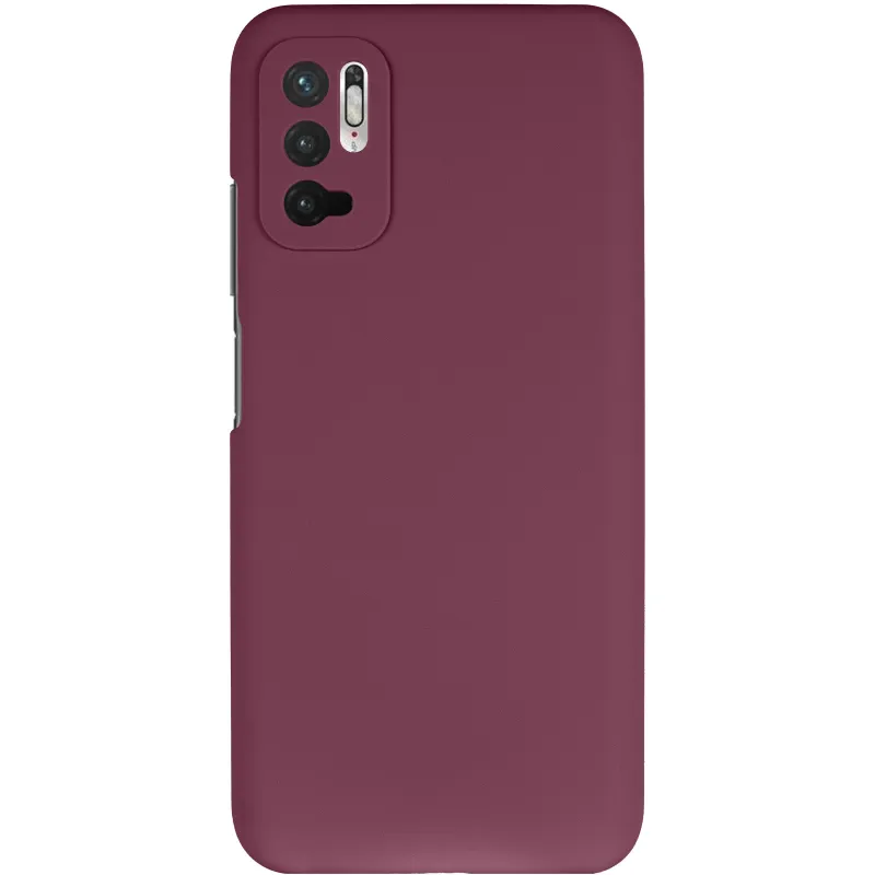 Чехол Silicone Case Lakshmi Premium з закритою камерою на Xiaomi Redmi Note 10 5G – Бордовый / Plum. Фото 3 из 6