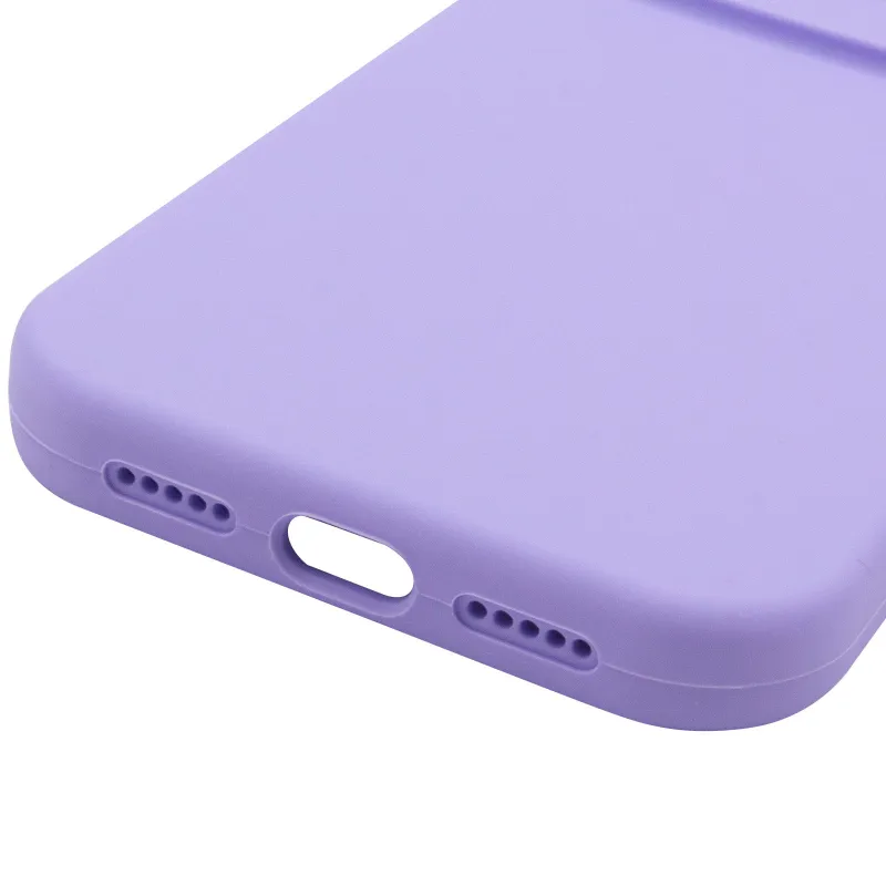 Чехол Silk Full Camera Protective (AA) NO LOGO для Apple iPhone 17 Pro Max (6.9") – Сиреневый / Dasheen. Фото 5 из 5