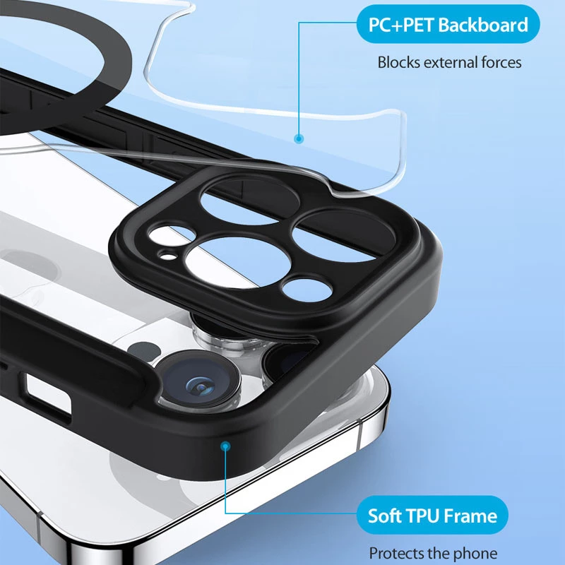 Чохол книжка Dux Ducis з MagSafe на Apple iPhone 14 Pro (6.1") – Black. Фото 7 з 7