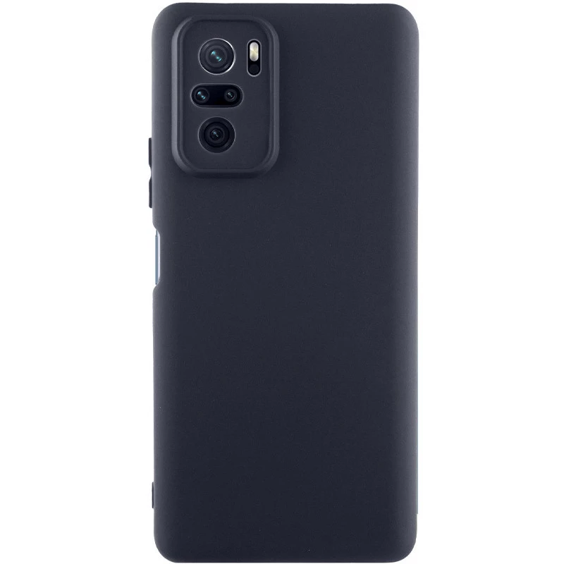 Чохол Silicone Case Lakshmi Premium з закритою камерою на Xiaomi Poco M5s – Чорний / Black. Фото 1 з 3