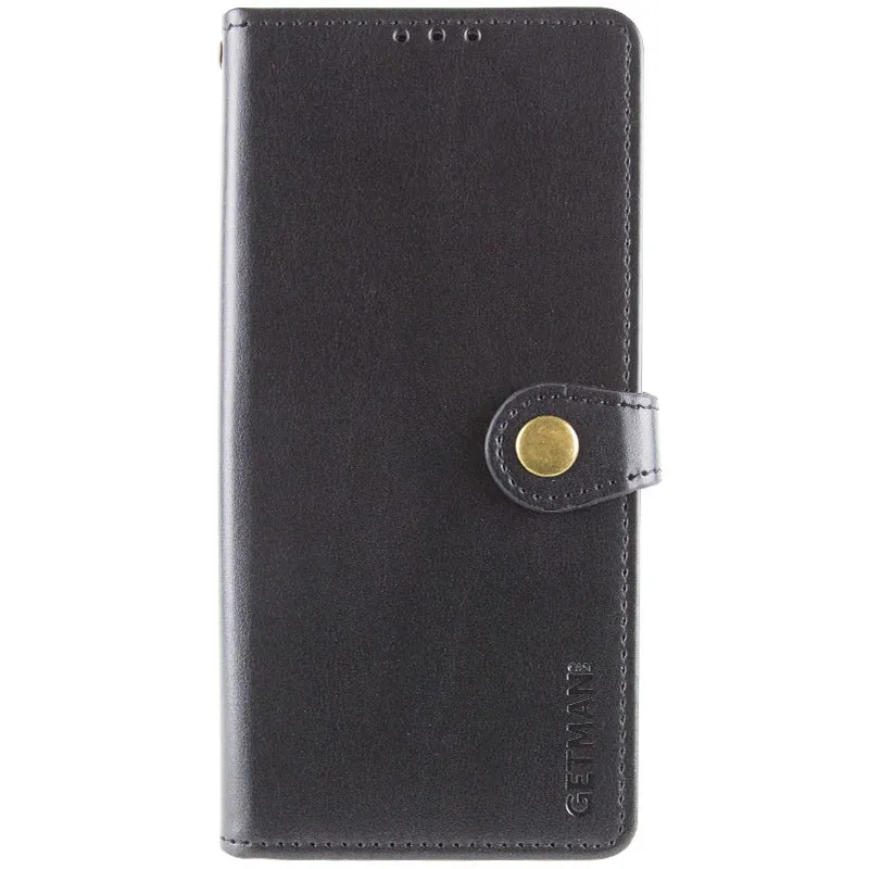 Чехол-книжка GETMAN Gallant  для Xiaomi Redmi Note 17 – Черный. Фото 1 из 4