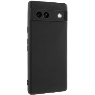 Чёрный силиконовый чехол Epik с защитой камеры для Google Pixel 6a фото 1 из 7