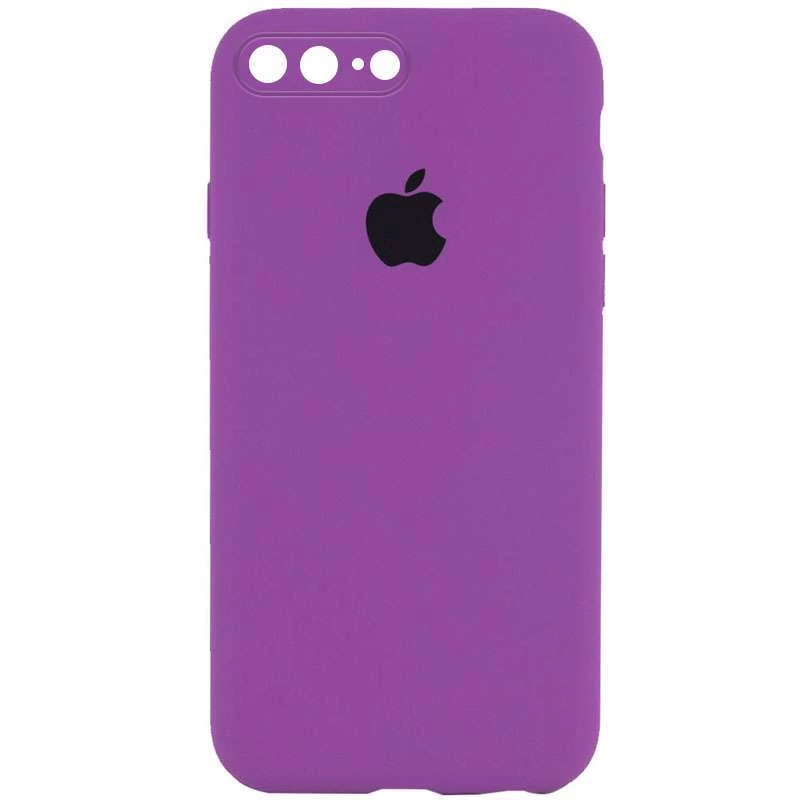

Чохол Silicone Case Square з захистом камери на Apple iPhone 7 plus / 8 plus (Фіолетовий / Grape)
