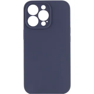 Чехол Silk Full Camera (AA) NO LOGO with Magnetic Fit для Apple iPhone 16 Pro Max — Темно-синий / Midnight blue