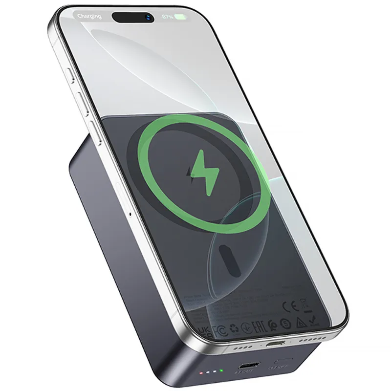 Портативний ЗП Power Bank Hoco J160B Original PD20W з БЗП 20000 mAh – Metal gray. Фото 3 з 6