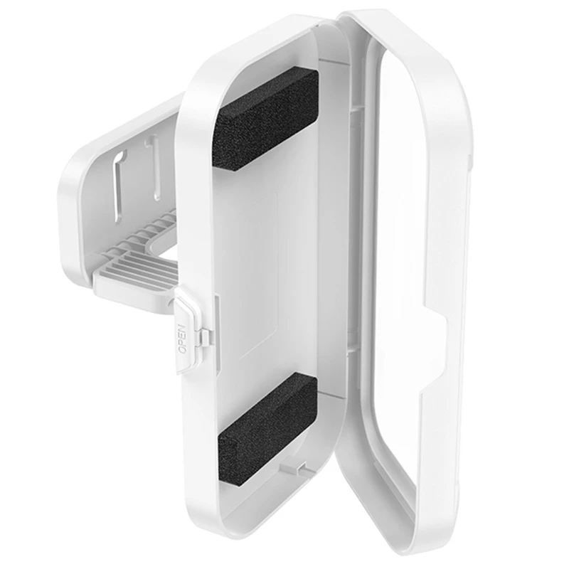 Водонепроницаемый держатель Hoco HD16 Wave настенный – White. Фото 3 из 7