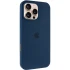 Чехол Silicone Case с закрытым низом для Apple iPhone 16 Pro Max – Синий / Blue Jay. Фото 2 из 6