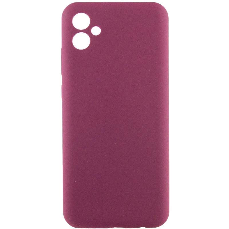 Чохол Silicone Case Lakshmi Premium із закритою камерою для Samsung Galaxy A06 – Бордовий / Plum. Фото 1 з 7