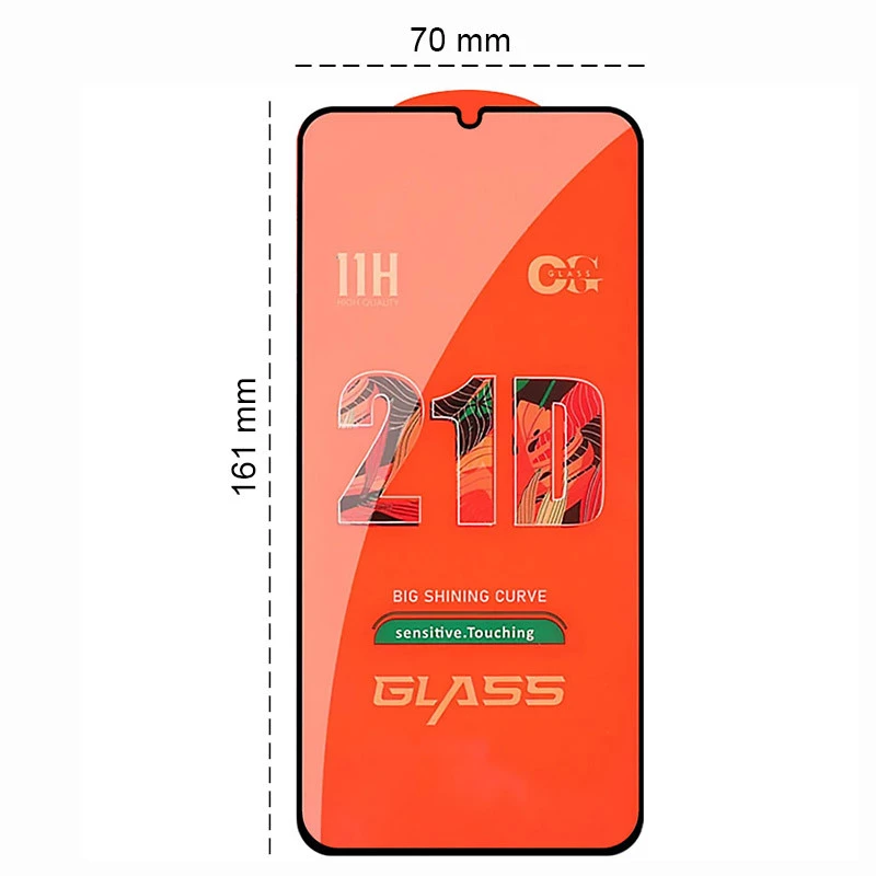 Захисне скло 2.5D CP+ на Samsung Galaxy A14 4G/5G – Чорний. Фото 6 з 11