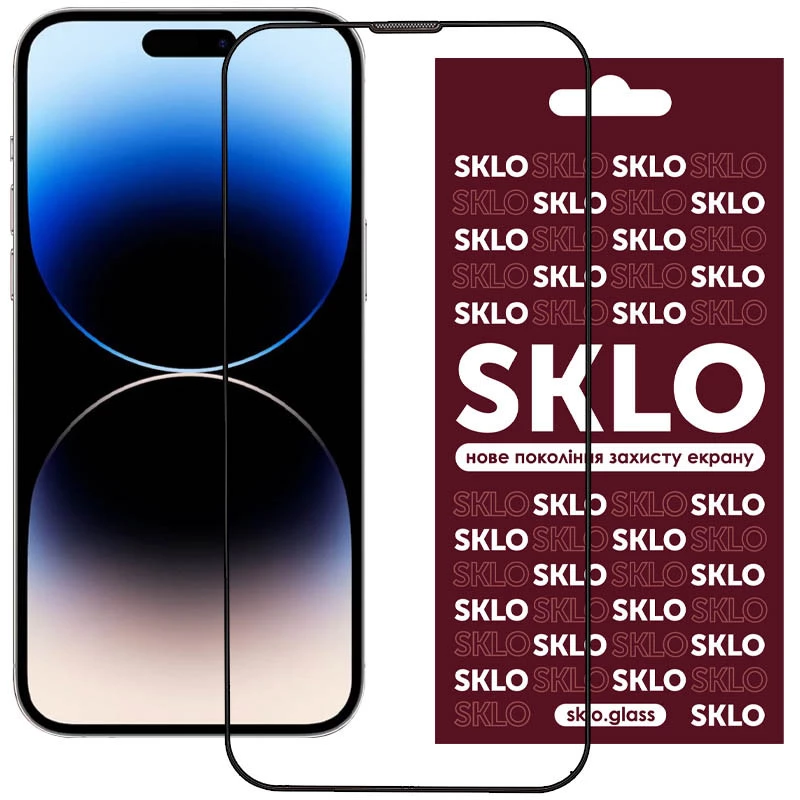 Защитное стекло SKLO 3D для Apple iPhone 16 Plus фото 1 из 2