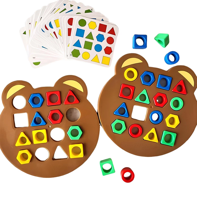 Настільна інтерактивна гра Ummi Shape Matching Game + answer bell – Colorful. Фото 2 з 3