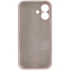 Чехол Silk Full Camera Protective (AA) NO LOGO для Apple iPhone 16 – Серый / Lavender. Фото 5 из 7