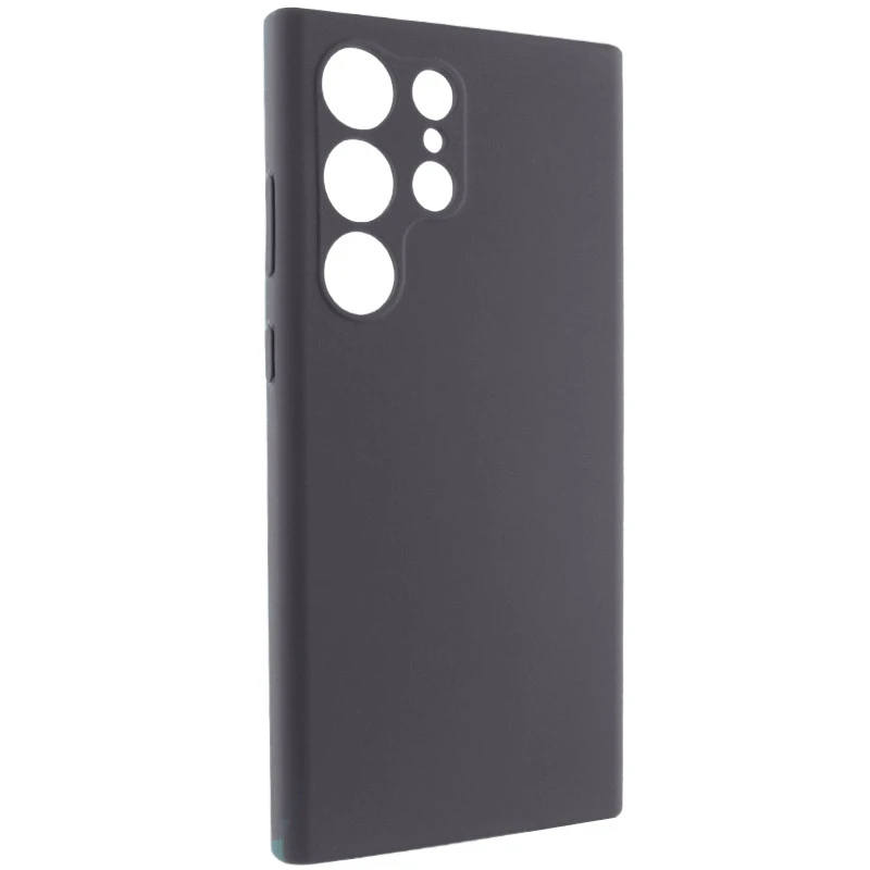 Чохол Silicone Case Lakshmi Premium із закритою камерою для Samsung Galaxy S25 Ultra – Сірий / Dark Gray. Фото 3 з 3