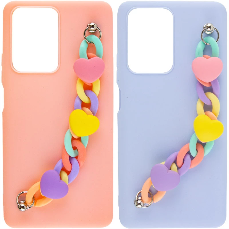 Чохол Heart з ланцюгом на Xiaomi Redmi 13C фото 1 з 1