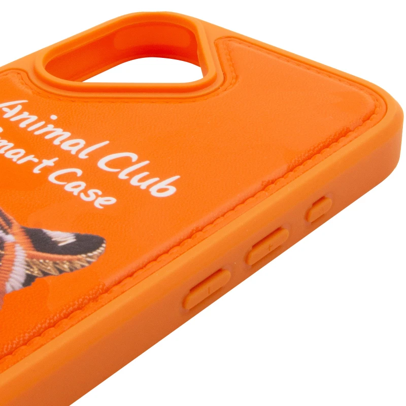 TPU+PC чехол Animal Club для Apple iPhone 17 (6.3") – Hermes Orange. Фото 5 из 7