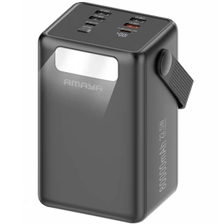 Портативное ЗУ Power Bank Amaya APB-80 22.5W flashlight with cable 80000 mAh фото 1 из 2