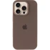 Чехол Silicone Case с закрытым низом для Apple iPhone 16 Pro Max – Коричневый / Brown. Фото 3 из 6