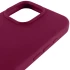 Чохол з закритим низом Silicone Case на Apple iPhone 16 Pro Max – Бордовий / Maroon. Фото 8 з 9