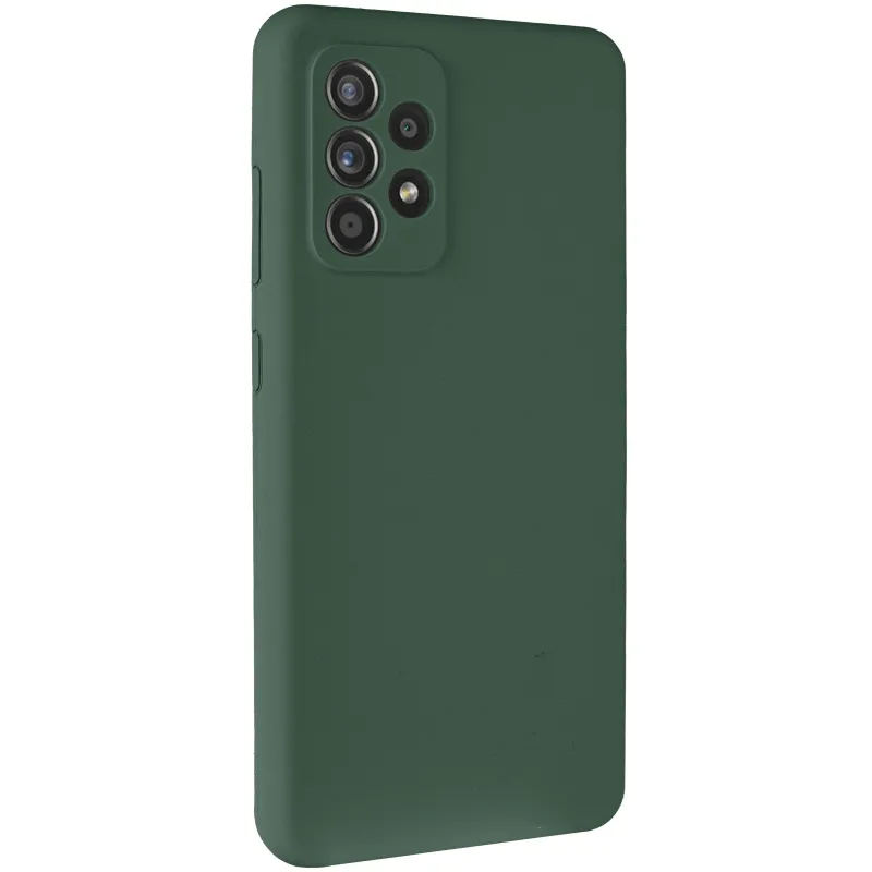 Чехол Silicone Case Lakshmi Premium з закритою камерою на Samsung Galaxy A52 4G / A52 5G – Зеленый / Cyprus Green. Фото 11 из 16