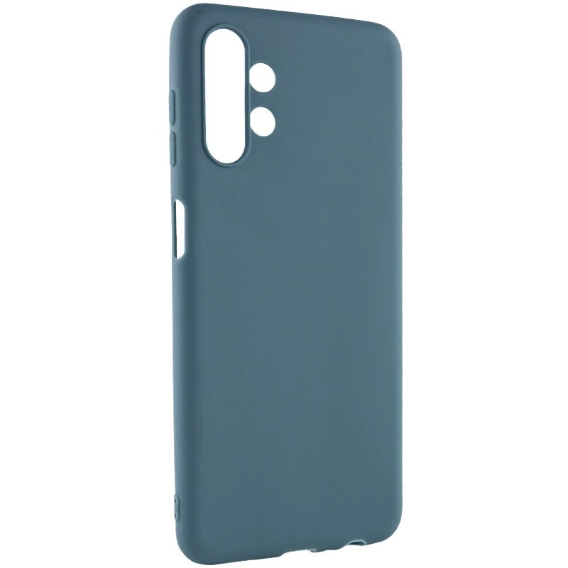 Цветной силиконовый чехол для Samsung Galaxy A13 4G – Синий / Powder Blue. Фото 4 из 8