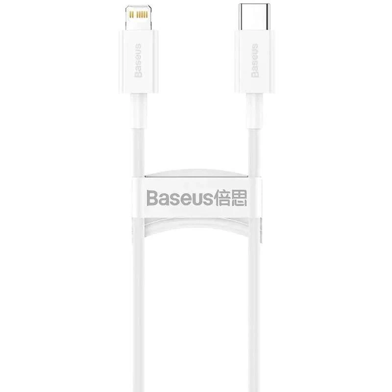 

Дата кабель Baseus Superior Series Fast Charging Type-C to Lightning PD 20W (0.25m) (Білий)