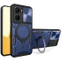 Ударостійкий чохол Bracket Ringstand із захисною шторкою для камери на Xiaomi Redmi 13C – Blue. Фото 1 з 6